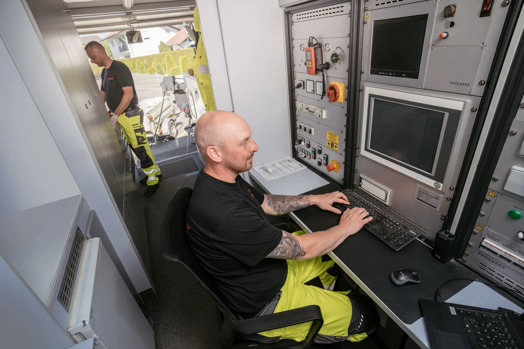 Saugbaggerarbeiten mit Saugbagger Erlangen